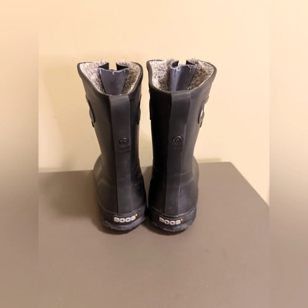 Youth Girls Bogs Amanda II Lined Waterproof Laced Rain Boots
